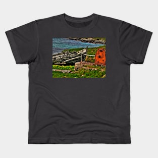 Shetland Boat, Fetlar Kids T-Shirt